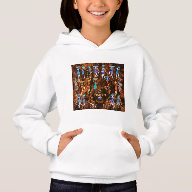 Sweatshirt Echoes of Empowerment: March 8th (Front)