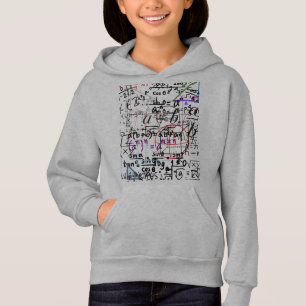 sweatshirt hoodies grey maths patterned