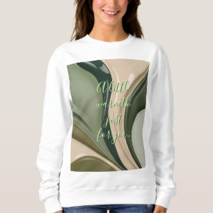 Sweatshirt in stylish abstract graphic