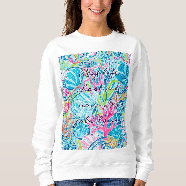 Sweatshirt in stylish graphic (Front)