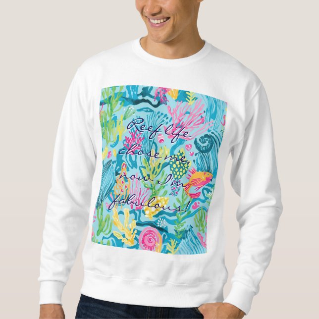 Sweatshirt in stylish graphic (Front)