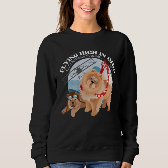 SWEATSHIRT - LADIES CREW NECK WITH LOGO (Front)