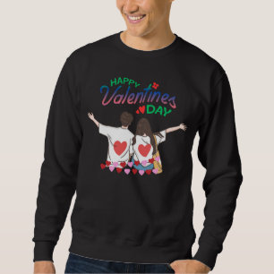 sweatshirt men black gift for valentine's day,