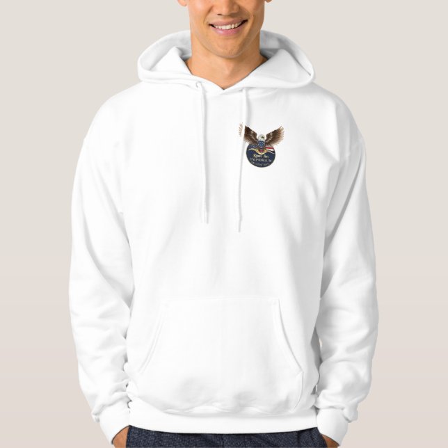 Sweatshirt - small front logo and large back logo (Front)