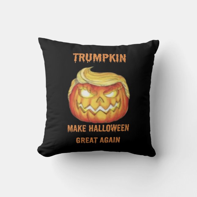 Sweatshirt, Trumpkin, Halloween Classic Cushion (Front)