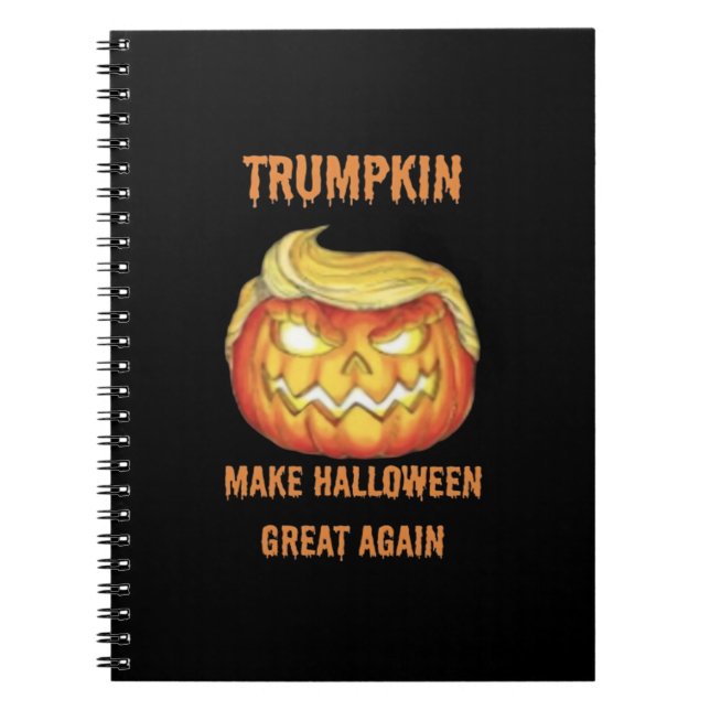 Sweatshirt, Trumpkin, Halloween Classic Notebook (Front)