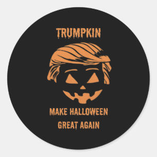 Sweatshirt, Trumpkin, Halloween Merch Classic Classic Round Sticker