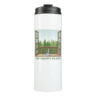 Sweatshirt Window with a View Happy Place Thermal Tumbler
