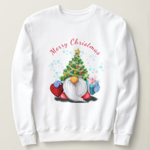 Sweatshirt with Christmas Gnome