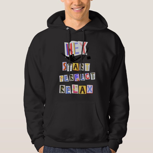 Sweatshirt with colourful writing (Front)