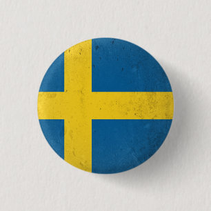 Sweden 3 Cm Round Badge