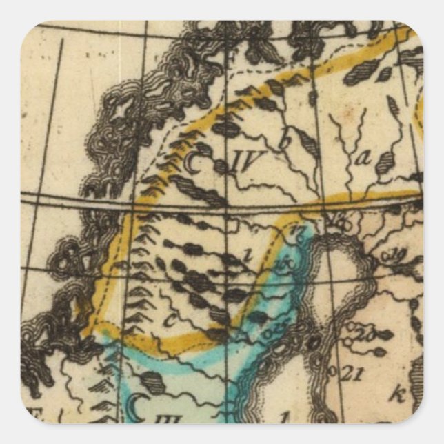 Sweden and Finland Square Sticker (Front)