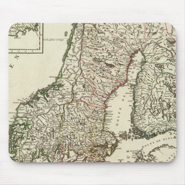 Sweden and Norway 10 Mouse Mat (Front)