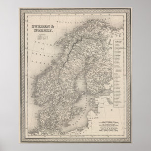 Sweden and Norway 2 Poster
