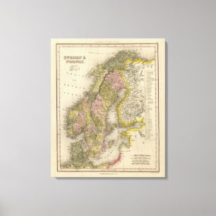 Sweden and Norway 5 Canvas Print