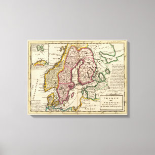 Sweden and Norway 7 Canvas Print