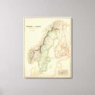 Sweden and Norway 9 Canvas Print