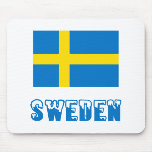 Sweden and Swedish Flag Mouse Mat