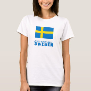 Sweden and Swedish Flag T-Shirt