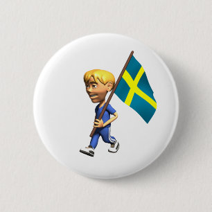 Sweden Button
