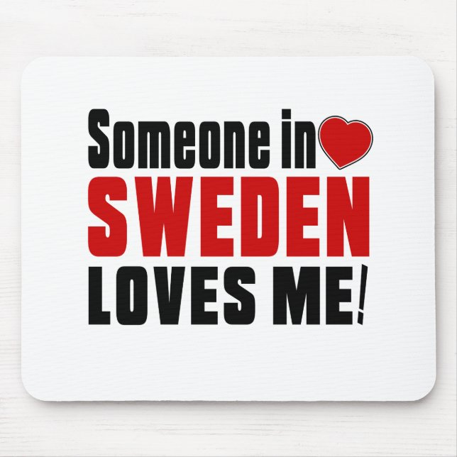 SWEDEN Celebrating Years Of Being Awesome Mouse Mat (Front)