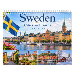 Sweden Cities and Towns Calendar