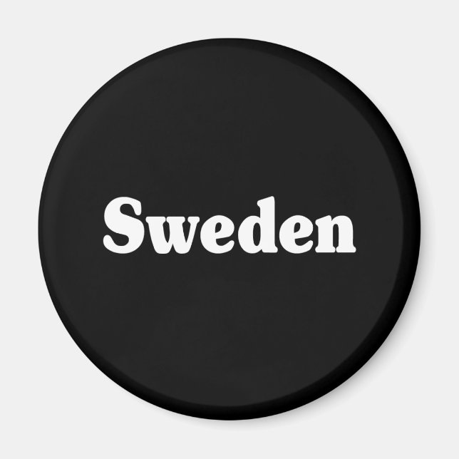 Sweden Classic Style Magnet (Front)
