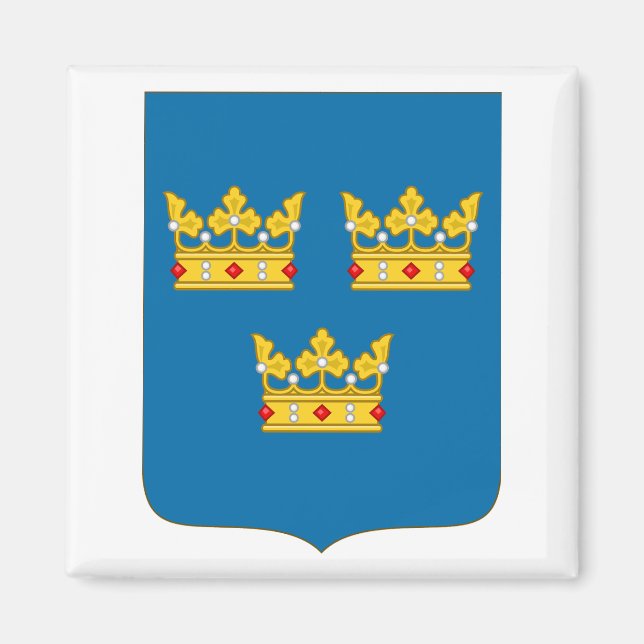 Sweden Coat of Arms Magnet (Front)