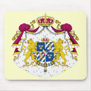 Sweden Coat of Arms Mousepad