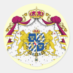 Sweden Coat of Arms Sticker