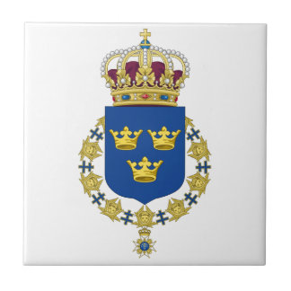 Sweden Coat of Arms Tile