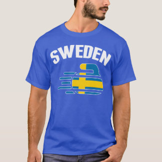 Sweden Curling Rock Sport Fans Swedish Curlers Win T-Shirt