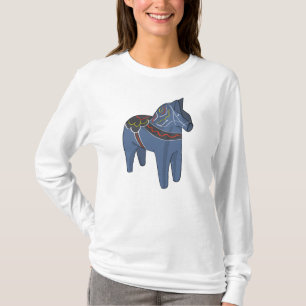 Sweden Dala Horse Dalecarlian Swedish T-Shirt