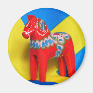 Sweden Dala Horse Magnet