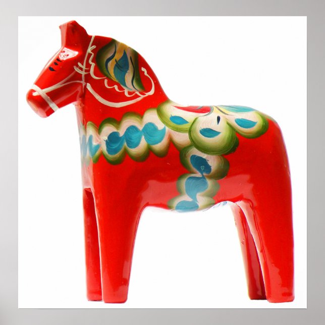 Sweden Dala Horse Poster (Front)
