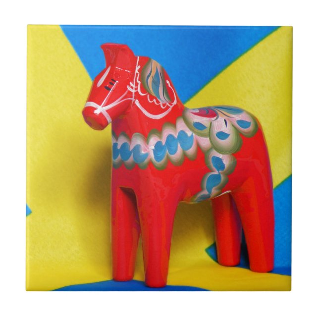 Sweden Dala Horse Tile (Front)