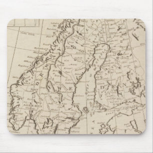 Sweden, Denmark, Norway and Finland 3 Mouse Mat