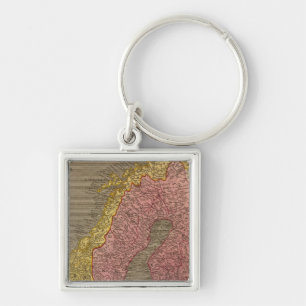Sweden, Denmark, Norway Key Ring
