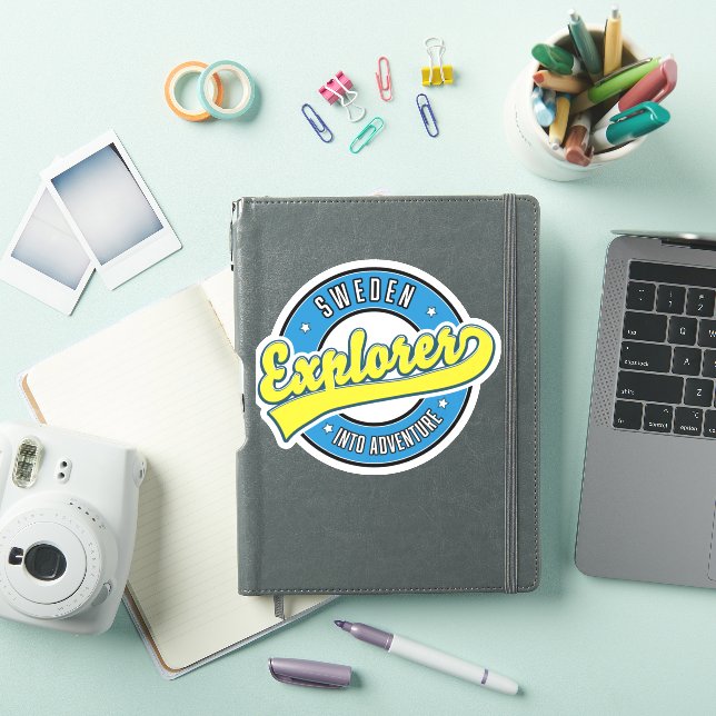 Sweden Explorer into Adventure logo. (iPad Cover)