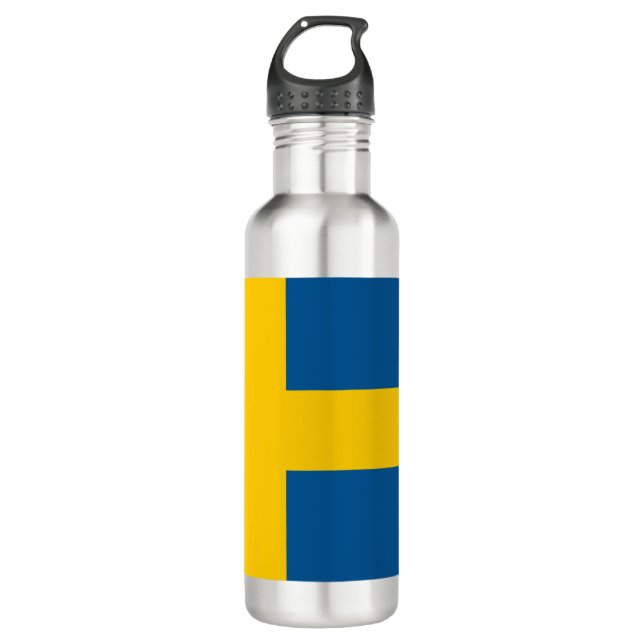 Sweden Flag 710 Ml Water Bottle (Front)