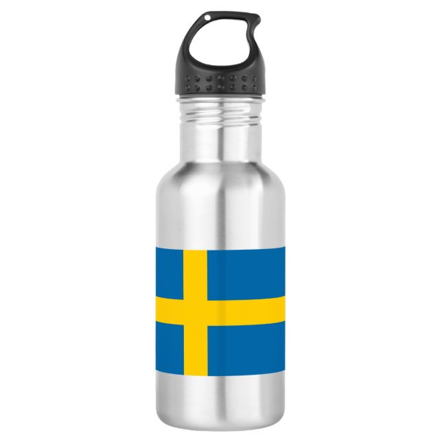 Sweden Flag 710 Ml Water Bottle (Front)