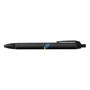 Sweden Flag Black Ink Pen