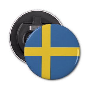 Sweden flag bottle opener