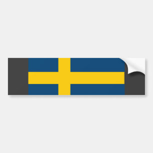Sweden Flag Bumper Sticker
