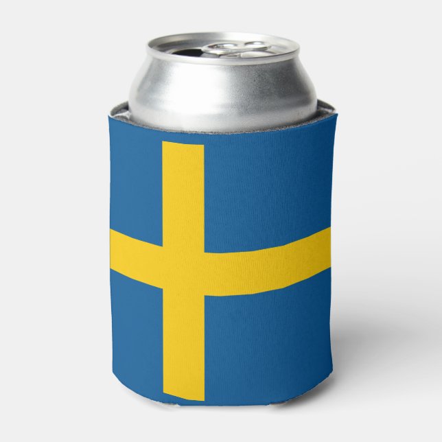 Sweden Flag Can Cooler (Can Front)