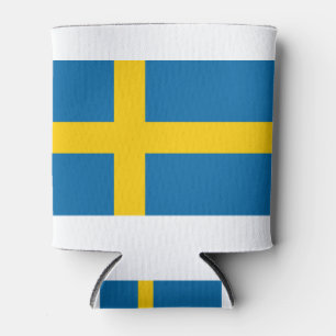 Sweden Flag Can Cooler