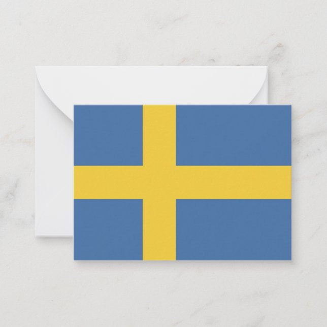 Sweden flag card (Front)