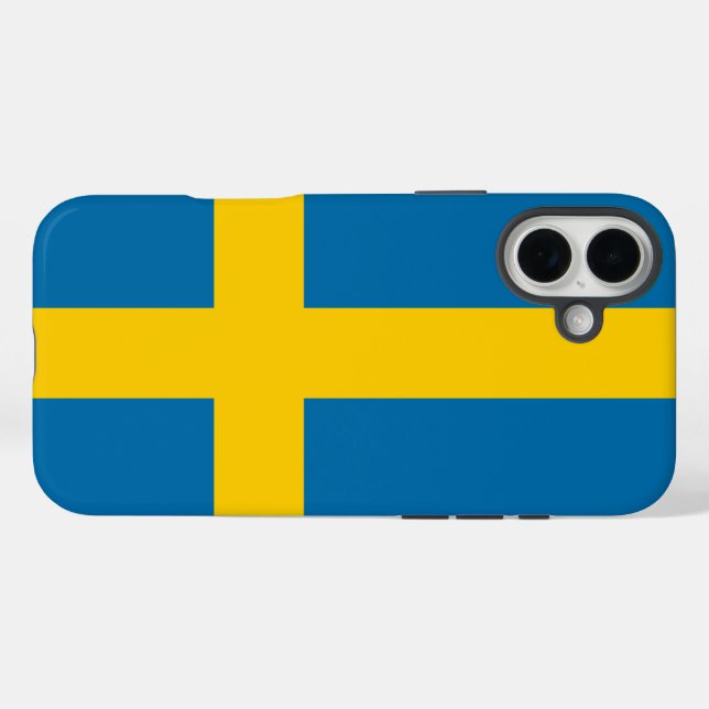 Sweden Flag Case-Mate iPhone Case (Back (Horizontal))