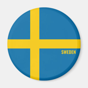 Sweden Flag Charming Patriotic Magnet