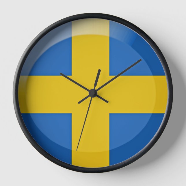 Sweden flag clock (Front)